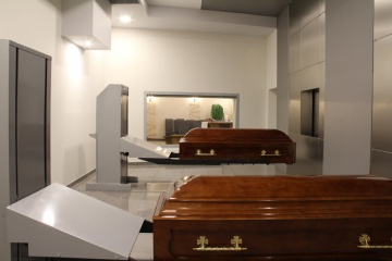 Sala pożegnań przed kremacją