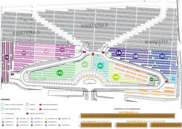 Rozkład miejsc pochówku na Cmentarzu w Krakowie